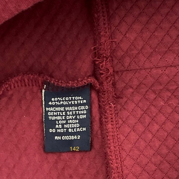 TOSCANO Men's Mock Neck Pullover Textured Sweatshirt/Sweater Berry/Wine XL - Picture 5 of 5